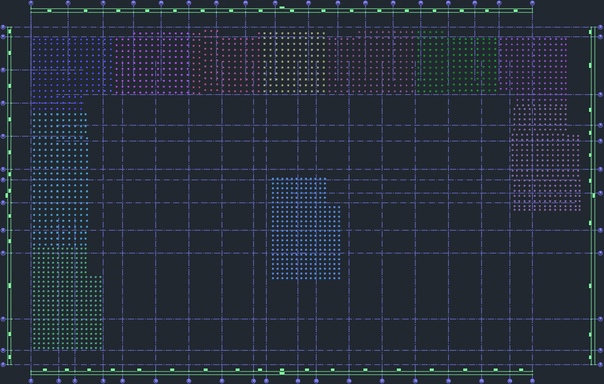Создание свайного поля по DXF-подложке в системе САПФИР-Генератор
